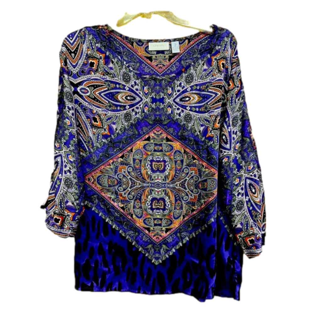 CHICOS satin top